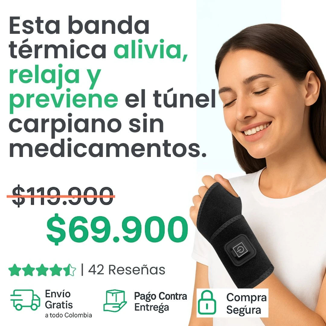 Muñequera anti túnel carpiano