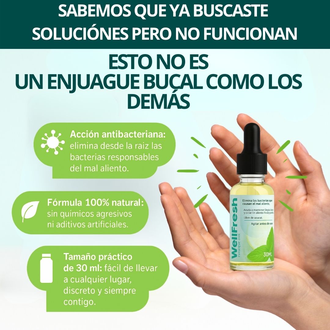 WellFresh™ - Elimina El Mal Aliento